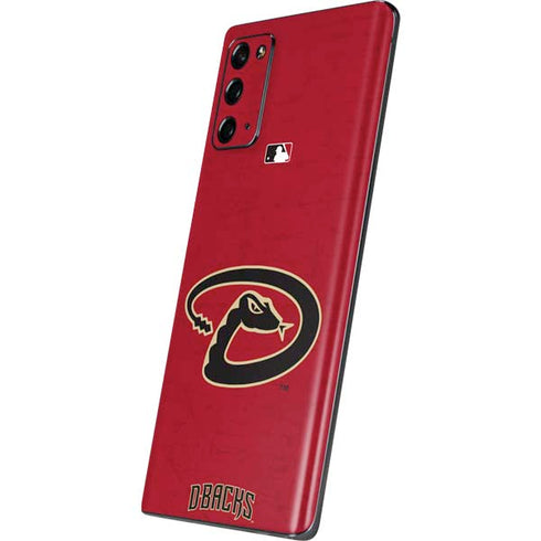 MLB Arizona Diamondbacks - Secondary Solid Distressed Galaxy Note20 5G Skin